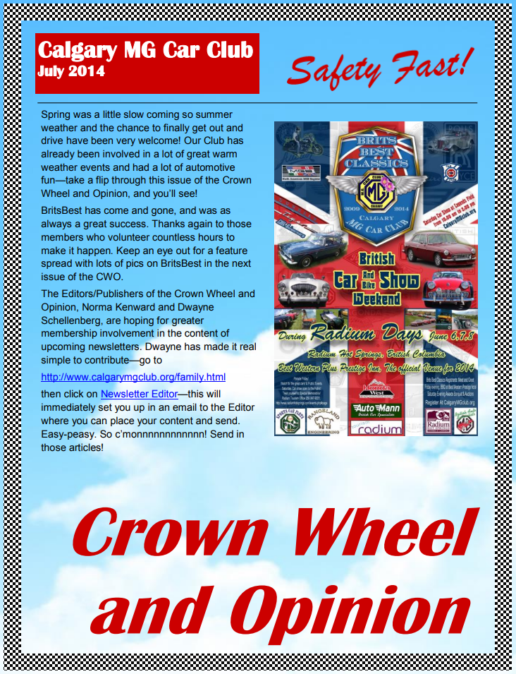 July 2014 Crown Wheel and Opinion