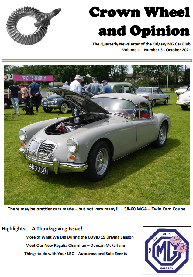 October 2021 Crown Wheel and Opinion