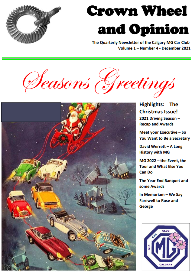 December 2021 Crown Wheel and Opinion