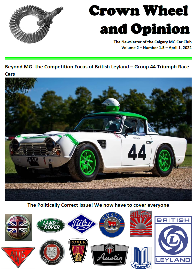 April 1st 2022 Crown Wheel and Opinion