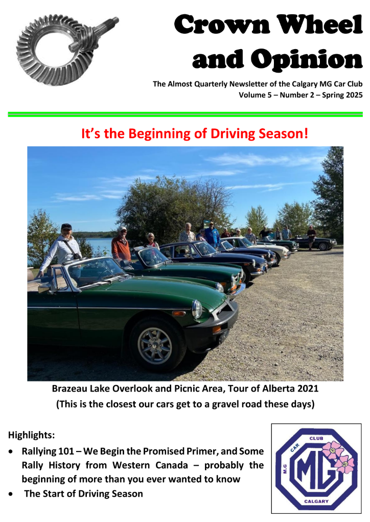 May 2025 Crown Wheel and Opinion